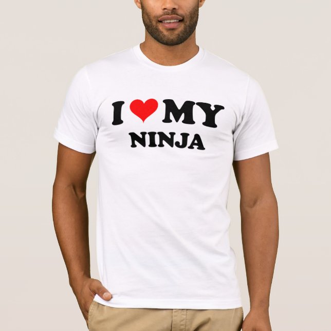 Jag älskar min Ninja Tee Shirt (Framsida)