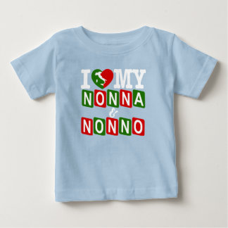 Jag älskar min Nonna & Nonno Baby T-Shirt