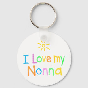 Jag älskar min Nonna Nyckelring