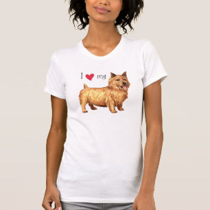 Jag älskar min Norwich Terrier T-shirt