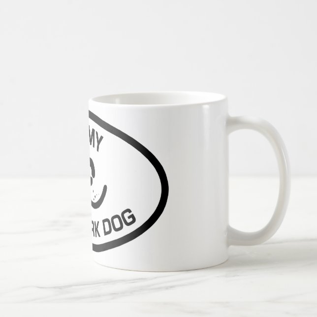 Jag älskar min Nosework hund Kaffemugg (Höger)