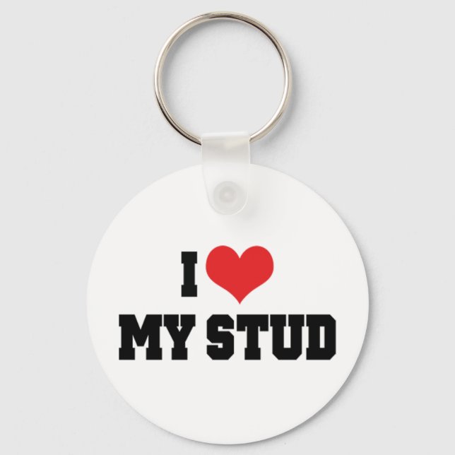 Jag älskar min nyckelring med studs (Framsida)