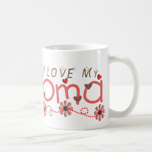 Jag älskar min OMA-gåvor Kaffemugg