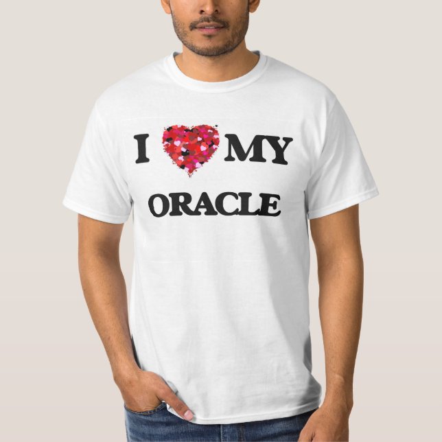 Jag älskar min Oracle T-shirt (Framsida)