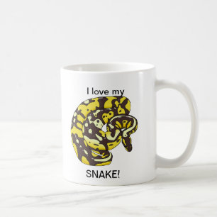Jag älskar min orm! Kaffemugg