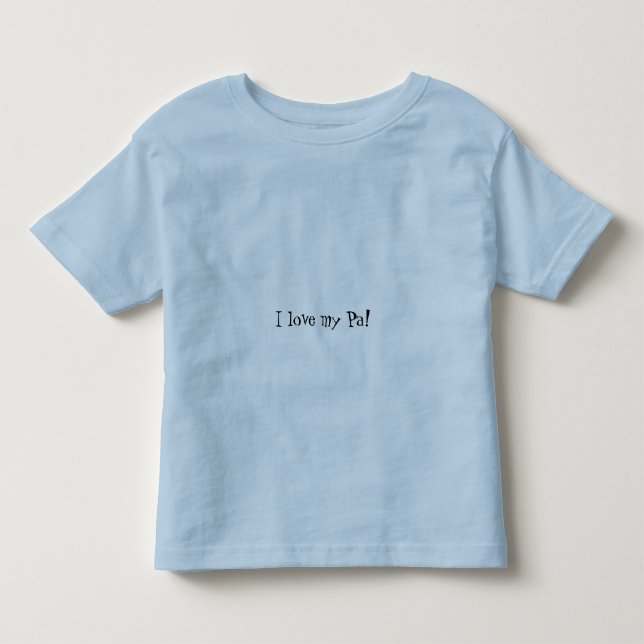 Jag älskar min Pa! Tee (Framsida)