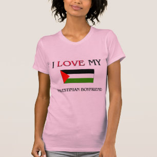 Jag älskar min palestinska pojkvän t-shirt