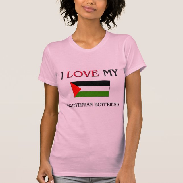 Jag älskar min palestinska pojkvän tee (Framsida)