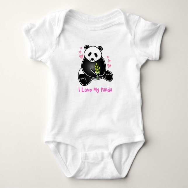 Jag älskar min Panda Tee (Framsida)