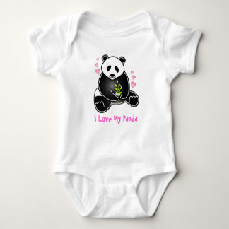 Jag älskar min Panda Tee Shirt