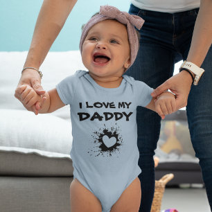 Jag älskar min pappa - baby bodysuit, babypresent, t shirt