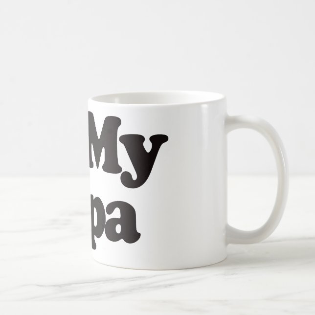 Jag älskar min pappa kaffemugg (Höger)