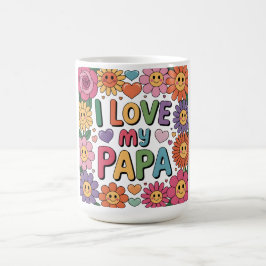 Jag älskar min pappa kaffemugg