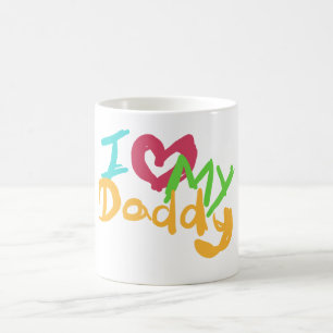 Jag älskar min pappa kaffemugg