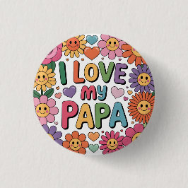 Jag älskar min pappa knapp