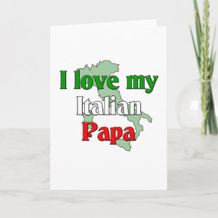Jag älskar min pappa kort