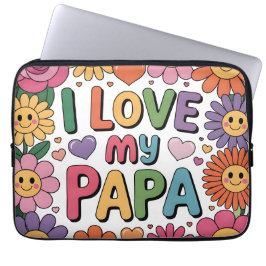 Jag älskar min pappa laptop fodral