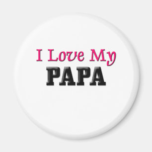 Jag älskar min pappa magnet