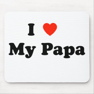 Jag älskar min pappa Mousepad Musmatta