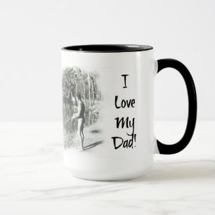 Jag älskar min pappa! mugg