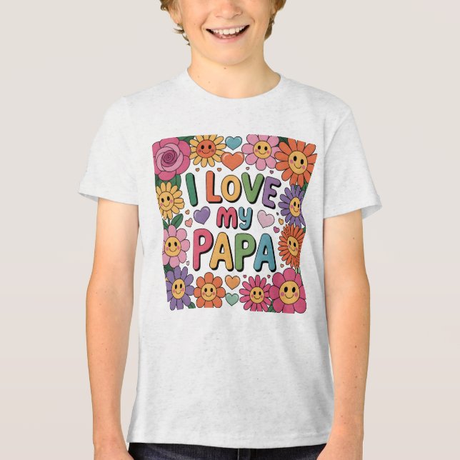 Jag älskar min pappa t shirt (Framsida)