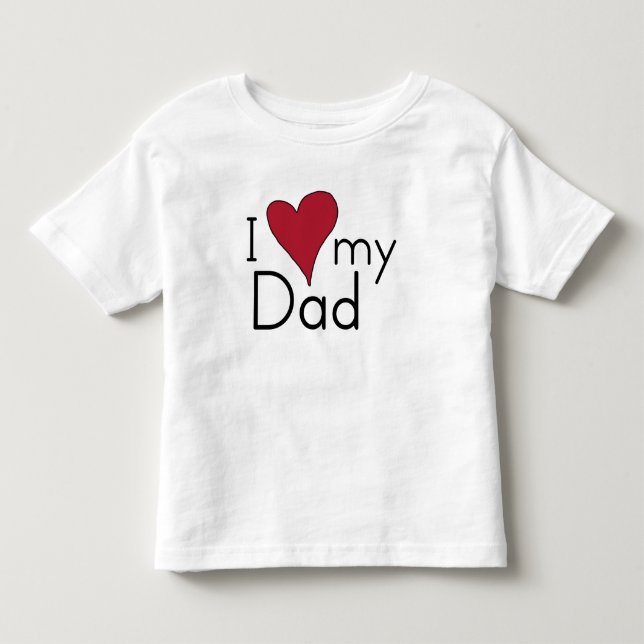 Jag älskar min pappa t-shirt (Framsida)