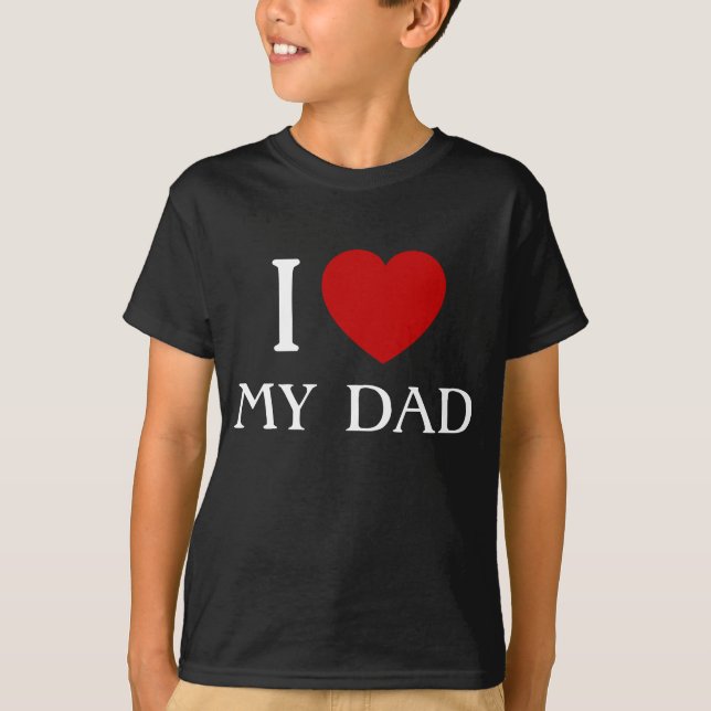 Jag älskar min Pappa | T-Shirts (Framsida)
