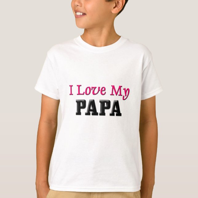 Jag älskar min pappa tee (Framsida)