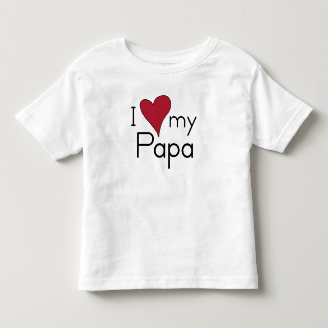 Jag älskar min pappa tee (Framsida)