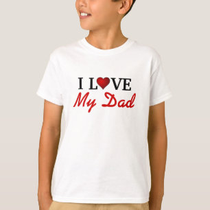 Jag älskar min pappa tee