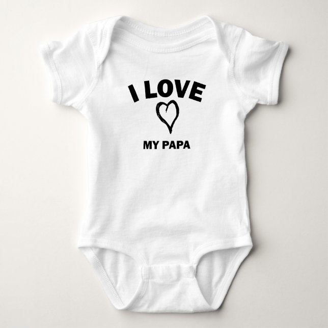 Jag älskar min pappa tröja (Framsida)
