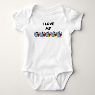 Jag älskar min pappabebis t-shirt