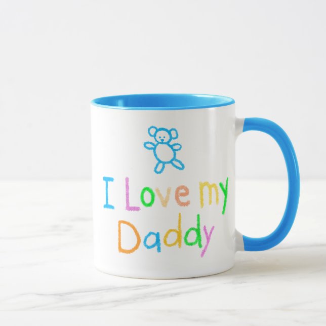 Jag älskar min pappamugg mugg (Höger)