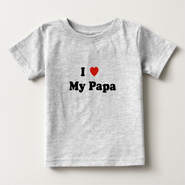 Jag älskar min pappaT-tröja T-shirt (Framsida)