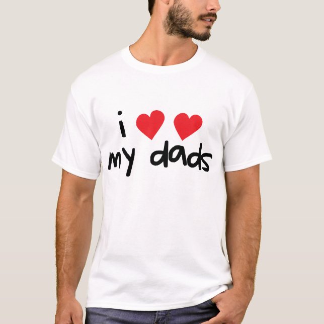Jag älskar min pappor t-shirt (Framsida)
