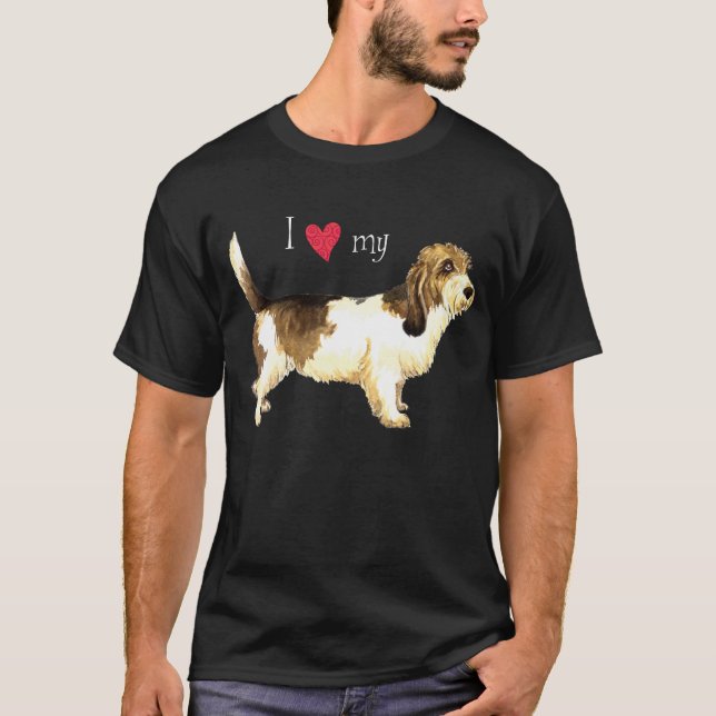 Jag älskar min PBGV Tee (Framsida)