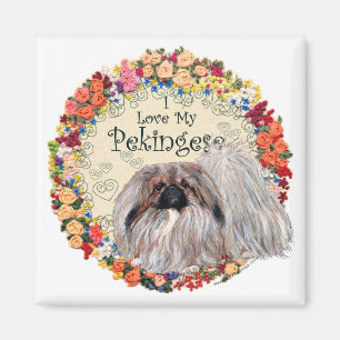 Jag älskar min Pekingese Magnet