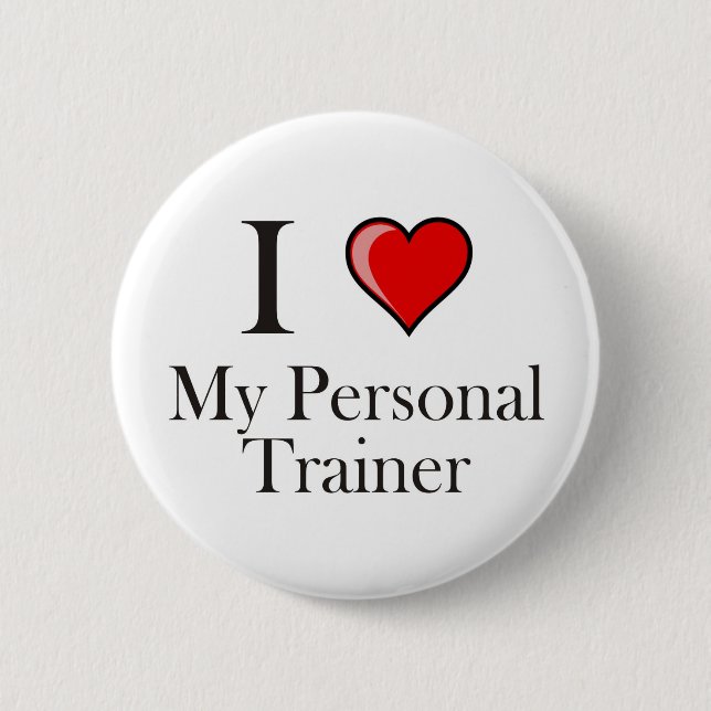 Jag älskar min personliga instruktör knapp (Framsida)