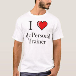 Jag älskar min personliga instruktör t-shirt