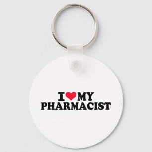 Jag älskar min Pharmacist Nyckelring