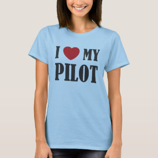 Jag älskar min pilot- utslagsplats tröja