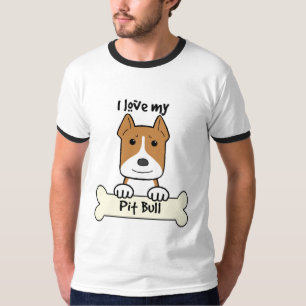 Jag älskar min Pitbull T Shirt