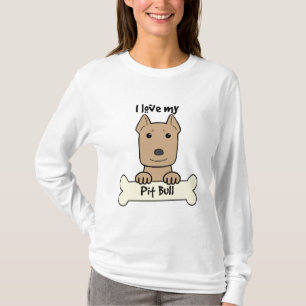 Jag älskar min Pitbull Tee Shirt