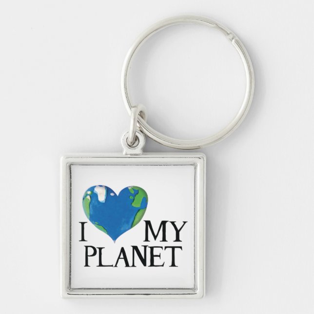 Jag älskar min planet nyckelring (Framsidan)