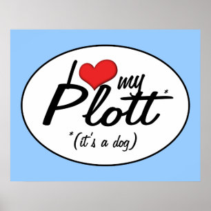 Jag älskar min Plott (det är en hund), Poster