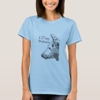 jag älskar min podenco t-shirt