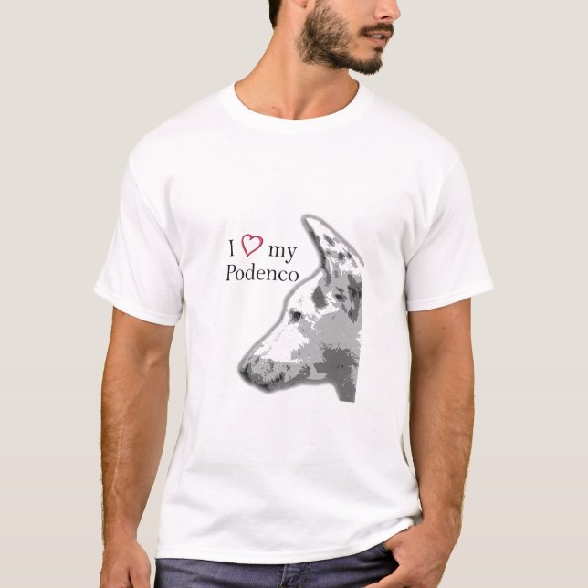 jag älskar min podenco tröja (Framsida)