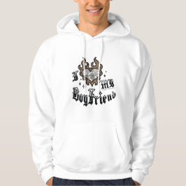 Jag älskar min pojkvän - Gepard - DingusDesign Hoodie