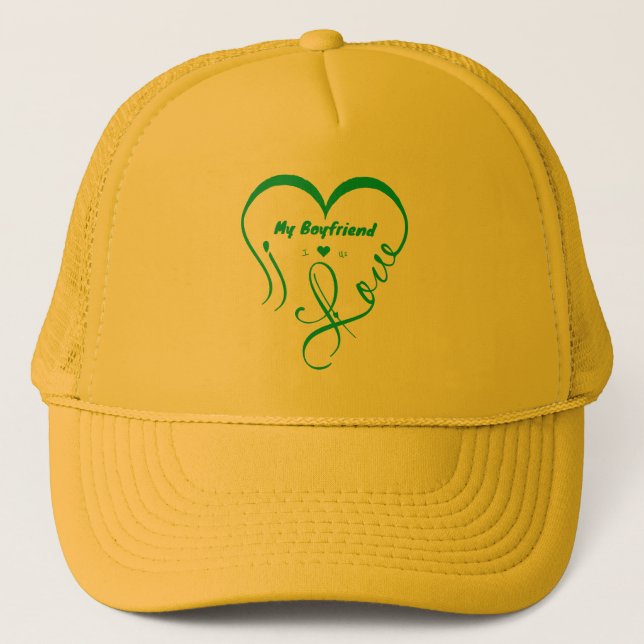 Jag älskar min pojkvän Jag ♥ Oss Keps (Framsida)