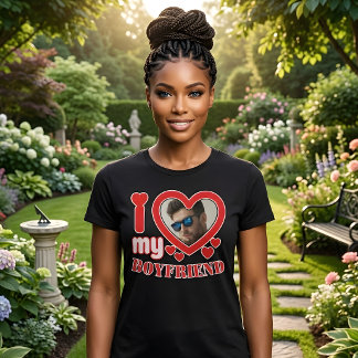 Jag älskar min pojkvän Personlig T Shirt